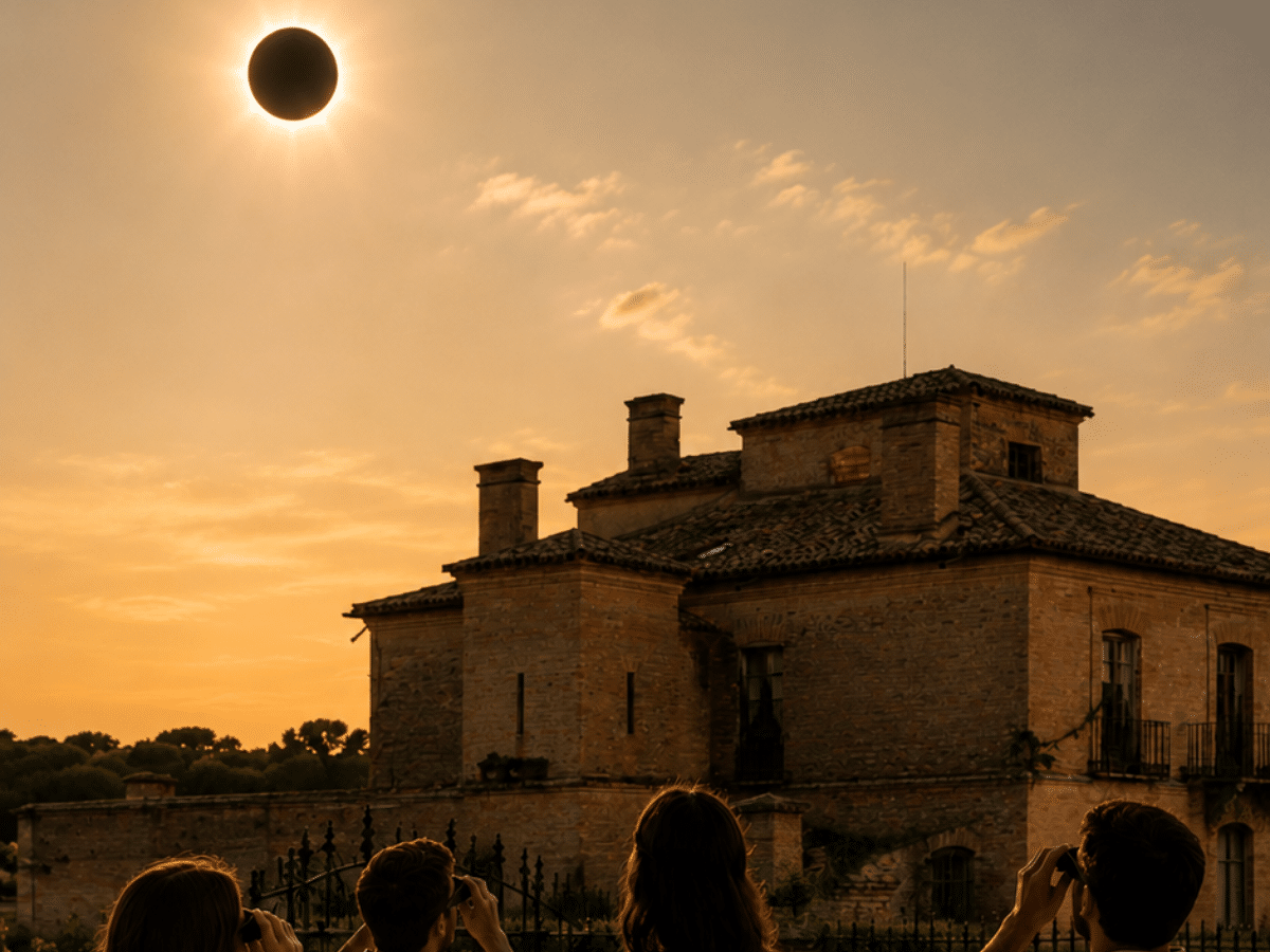 El eclipse del verano entre vino y viñedos en Bodega Villachica Peñafiel Valladolid