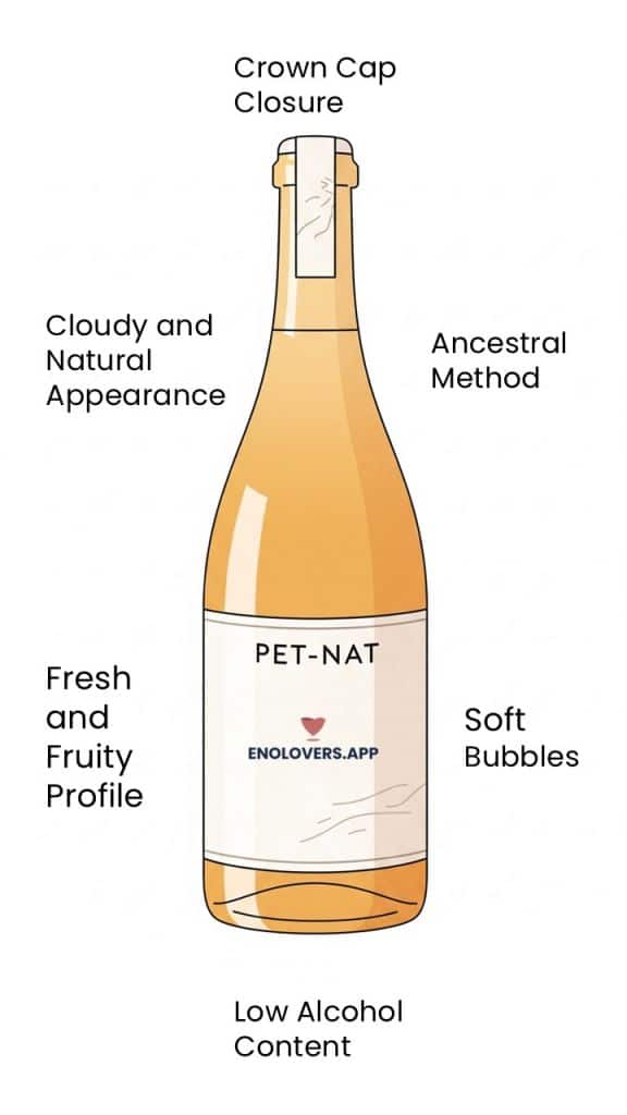 Pèt-Nat wine infographic
