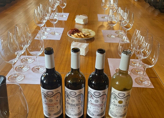 Cata de vinos en Casa Primicia Laguardia Rioja