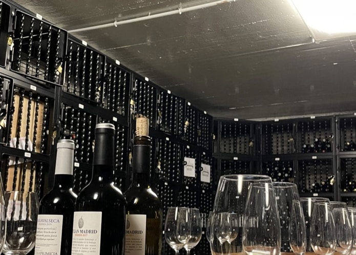 Sala de catas en Casa Primicia Rioja Alavesa