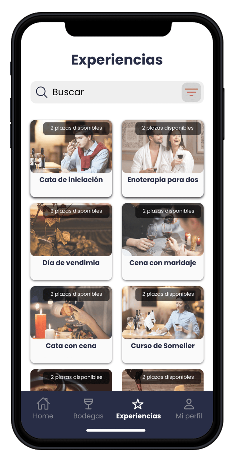 Enolvers.app Módulo Experiencias